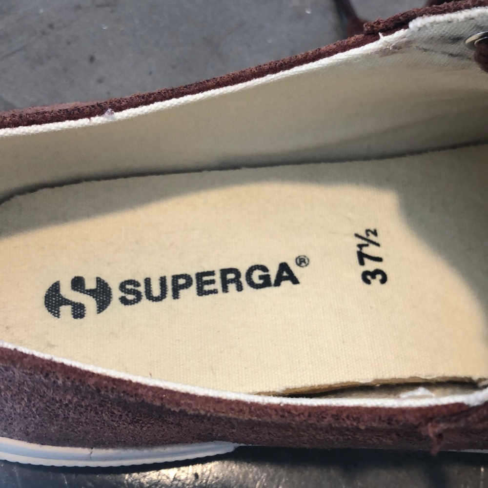 Superga brown leather classic sneaker - Picture 5 of 5
